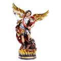  St. Michael the Archangel Statue in Linden Wood, 6" - 60"H 